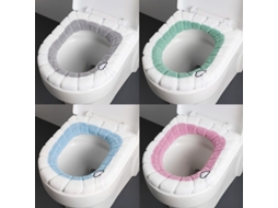 2026 4pcs Fundas para Asiento de Inodoro Suaves Con Mango, Almohadillas Calientes Y Gruesas para Baño