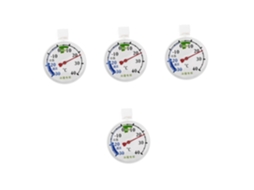 Nuobesty Kit Com 4 Termômetros Para Geladeira Ventosas, Dispositivo De Medição Temperatura Alta Precisão Para Freezers E