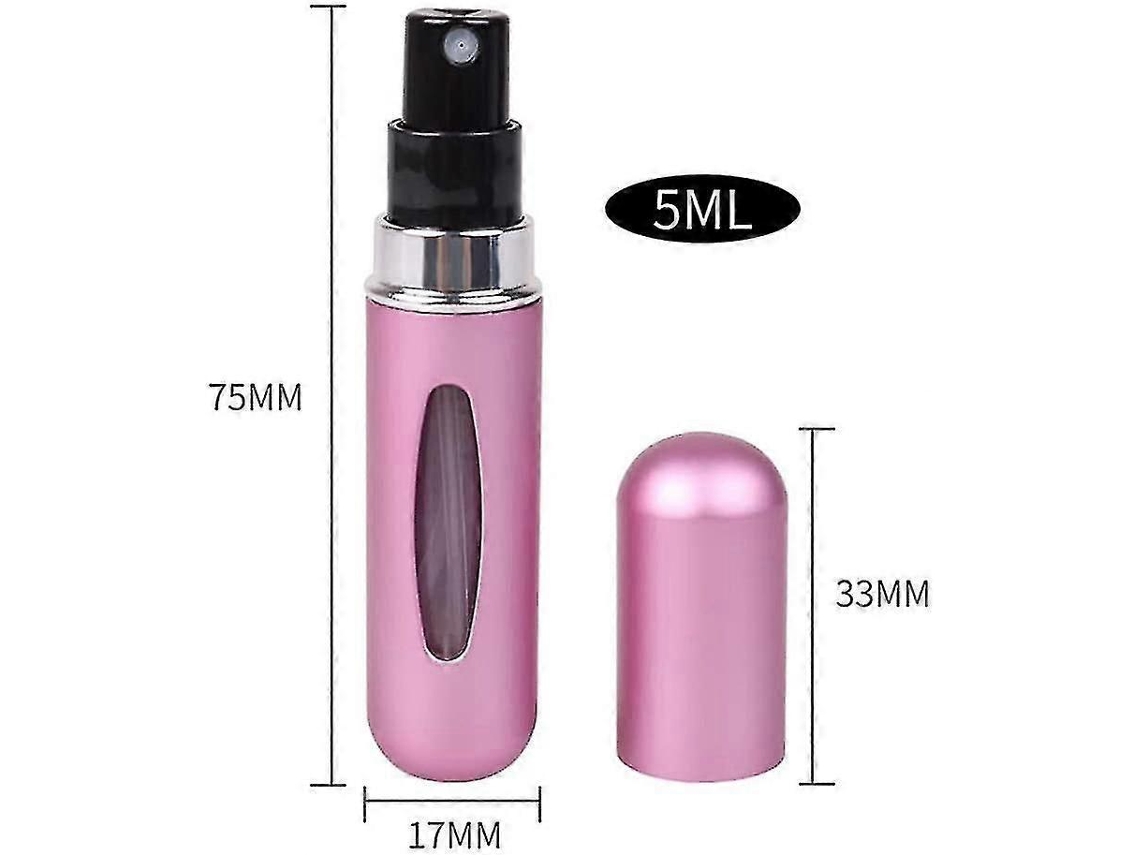 5pcs 5ml Mini Perfume Travel Refillable, Portable Perfume Atomizer, Spray Atomizer Perfume Bottle