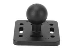 Placa Universal Amps Alumínio 1in Ball Mount Base