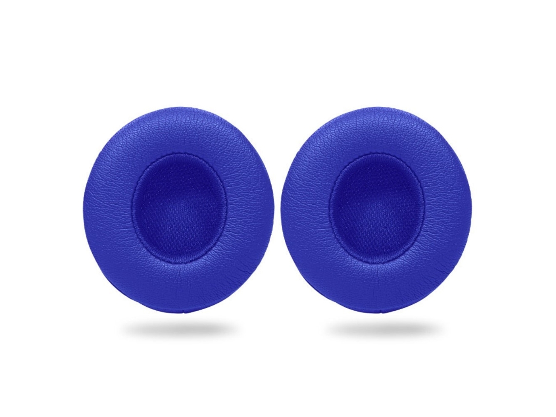 Almofadas Zruxe Para Auscultadores Beats Solo3/solo2 On-ear Azul (espuma De Memória, Pele Ecológica)