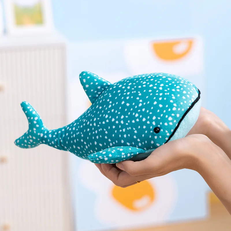 Miniatura de Baleia azul de Pelúcia, Fofa e Realista. MDUG (baleia pintada 25cm)