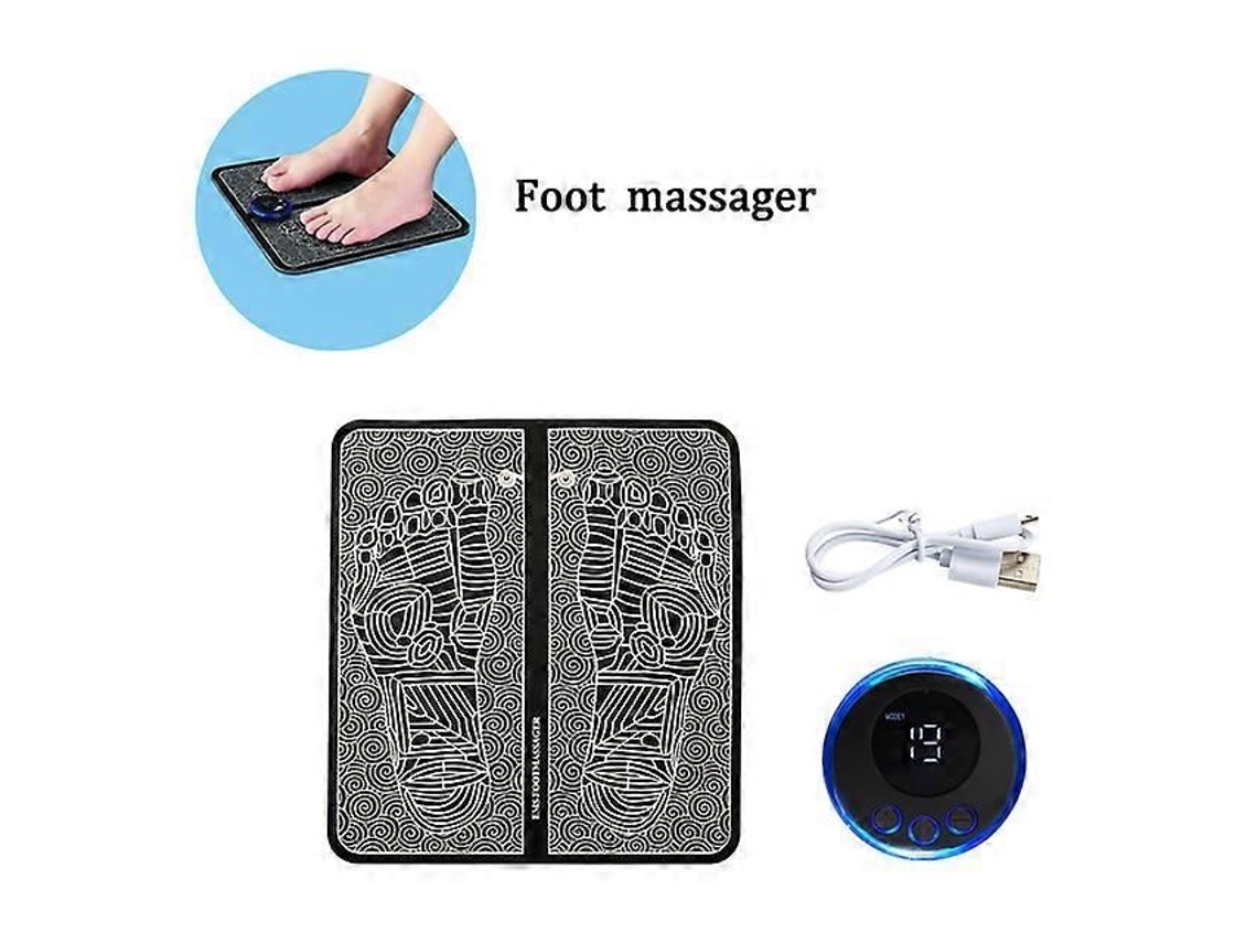 Ems Massageadores Corporais Estimulador Muscular Abdominais / Quadril Pescoço Relaxar Eletroter Apia Pés Acupressão
