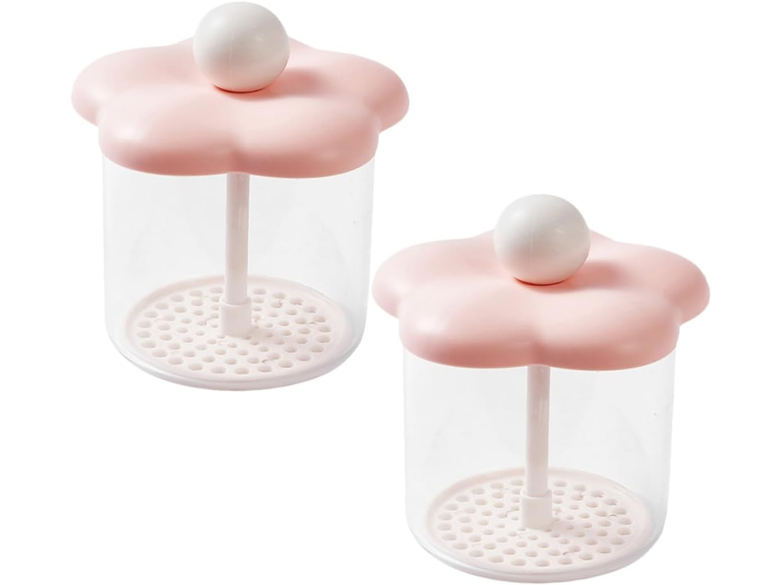 Conjunto De 2 Frascos De Viagem Com Bomba De Espuma, Feitos De Pp E Ps