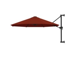 Guarda sol VIDAXL Brown (300 x 300 x 131 cm)