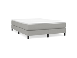 Box Spring Bed, Box Spring Beds Vidaxl Cinzeto Tecido (140 X 190 Cm)