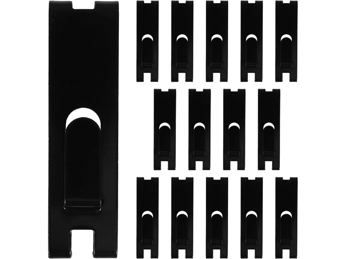 Pacote Com 15 Ganchos De Parede Em Material Resistente, Para