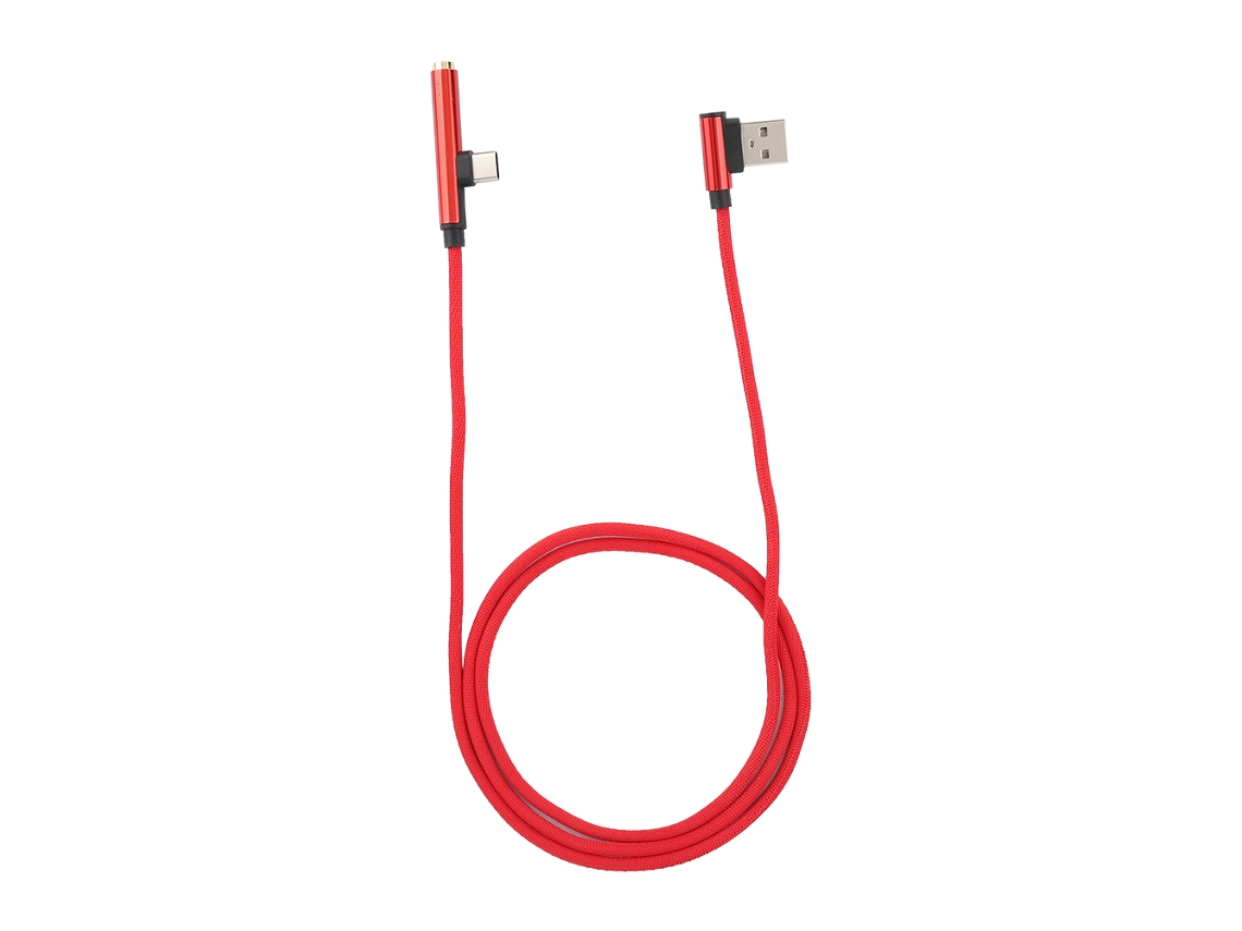 Cabo Adaptador LAXISCREED 2 em 1 Type c para 3.5mm 1m