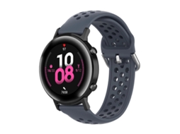Pulseira Esportiva De Cor Sólida Branca Para Huawei Watch Gt2 42mm Com Fecho De 20mm.