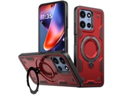 Capa Para Moto Edge 2025,compatível Com Magsafe Vermelho Panoona