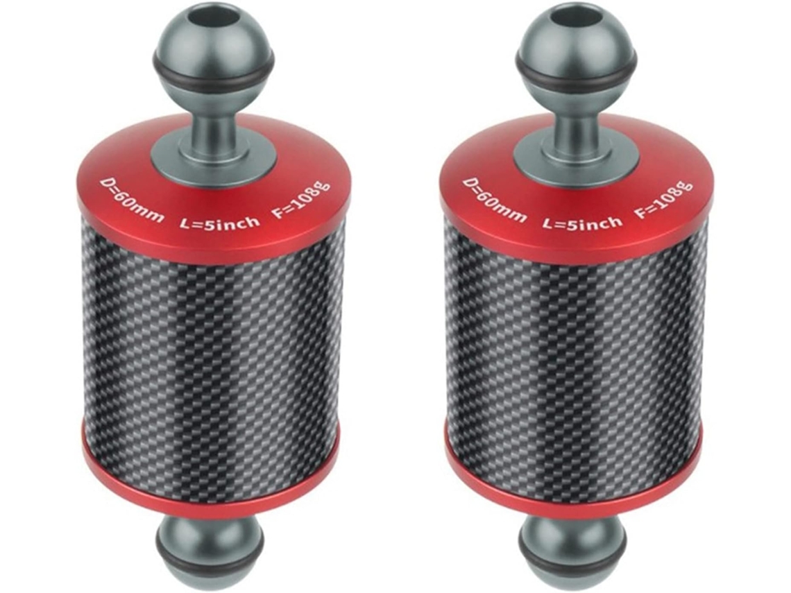 2 Boias de Fibra para Braço Aquático, Diâmetro de 60 Mm . SFUSHOS (5 Polegadas)