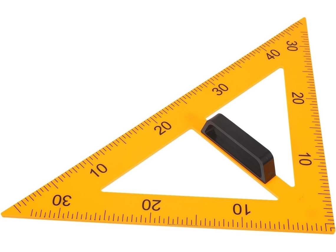 Lurelia Régua Triangular Em Plástico Com Magnética E Resistente Para Sala De Aula
