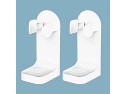 Conjunto De 2 Suportes Para Escova De Dentes Elétrica, Organizador De Parede Autoadesivo Resistente Para Escova De Dentes Elétrica.