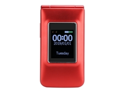 Laxiscreed Telefone Flip 2.6" Dual Sim E Standby Para Uso Simples E Prático