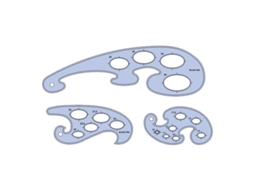 Conjunto de Curvas de Elipse Francesa Helix U56