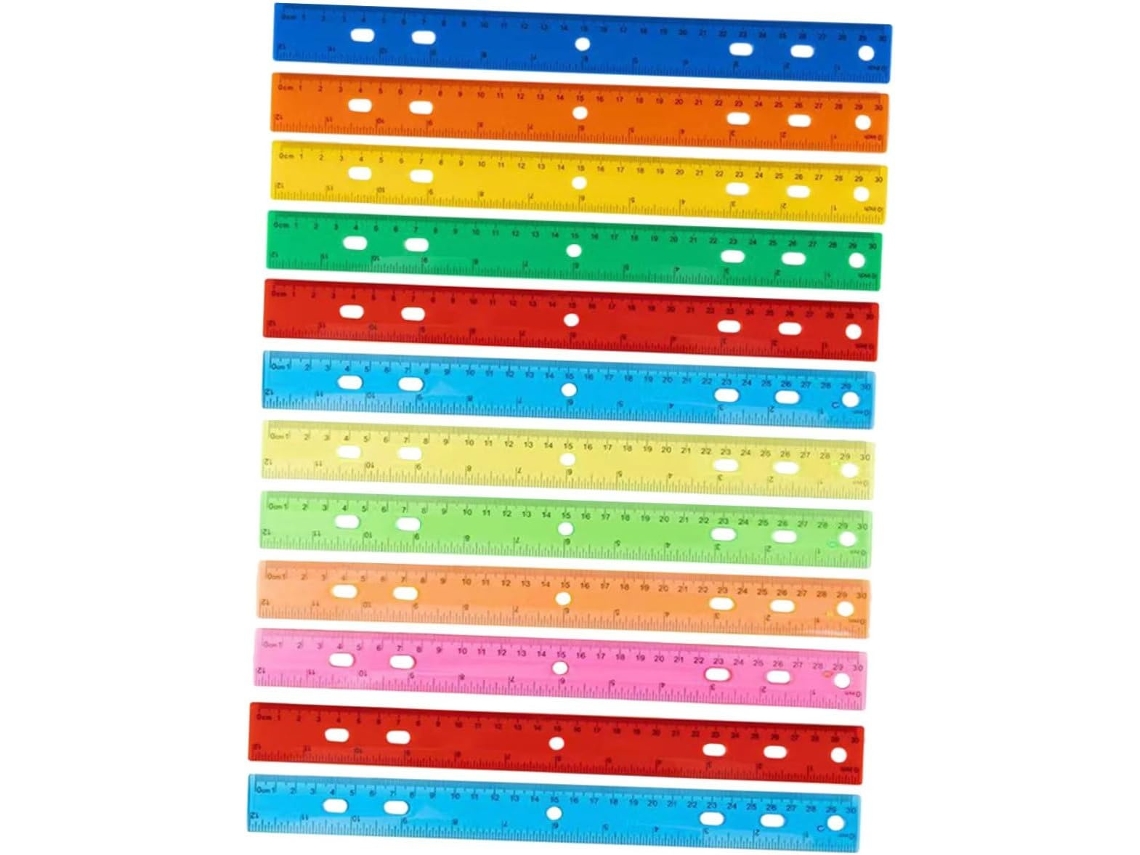 Lurelia Régua Plástica 30cm Para Desenho Técnico