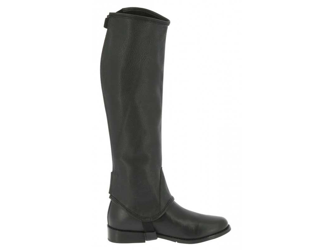 Metade de Capítulos Leather Soft Preto S / Regularequitheme