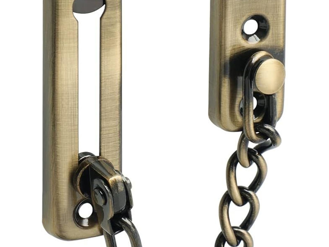 Corrente De Segurança Para Porta, Limitador Largura Portas Estreitas, Klb Com Mola