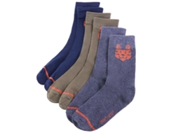 Meias Para Criança 5 Pares Ue 30-34