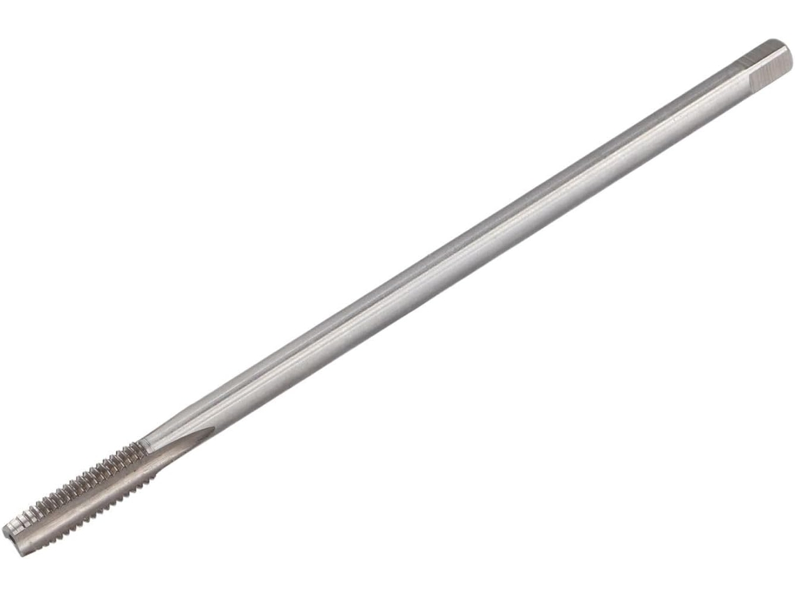 Broca De Rosca Longa M8 X 1, 25de 150mm, Fabricada Em Aço De Alta Resistência, Para Fresadora Cnc