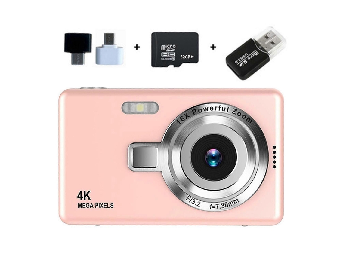 Mini Câmera Digital de Bolso com Zoom de 16x Câmera Pequena para Fotografia Ao Ar Livre TAISHENGDA