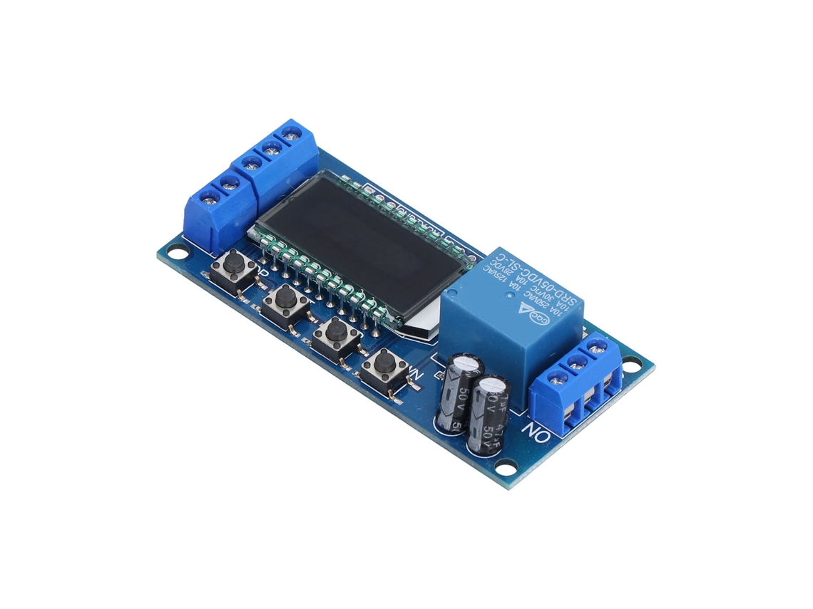 Módulo de relé LCD Xylj02 com atraso, falha de energia e temporização cíclica