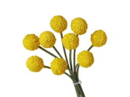 Bouquet Flores Artificiais 9 Ramos Crisântemo Decoração Salão Casa Jardim