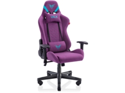 Cadeira Gaming VALK Nyx (Até 120 Kg - Elevador a Gás Classe 4 - Tecido Lilás)