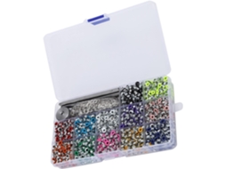 Kit Ilhós, Conjunto Colorido Metálico Ilhós Com Ferramenta