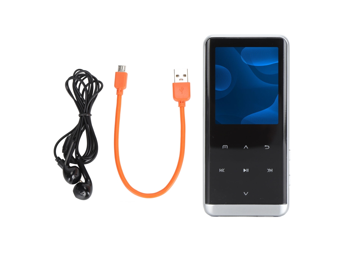 Reprodutor Mp3 Digital com Tela 1.5 Polegadas, Som Hifi Estéreo 3D, 64g, Casa e Viagem | S/MARCA