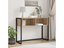 Vidaxl Mesa De Apoio Carvalho Artesanal 100 X 36 X 75 Cm