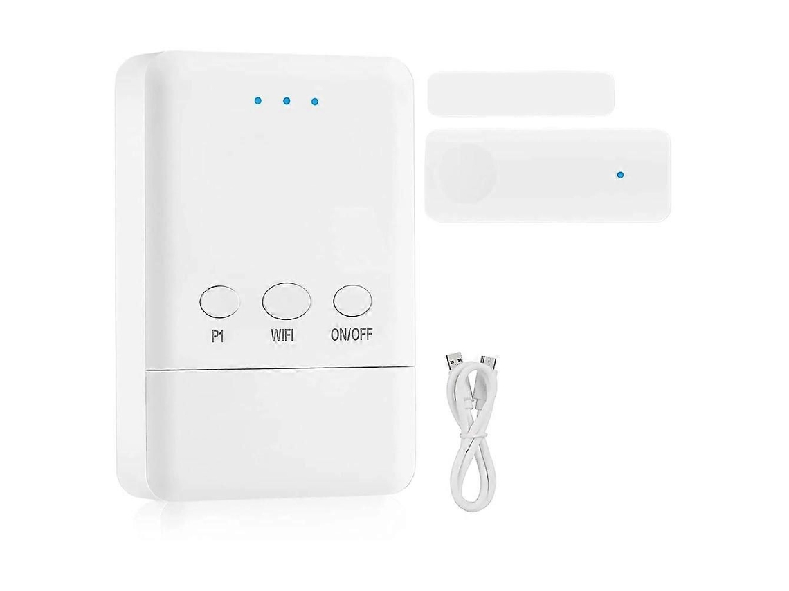 Tuya Abridor de Porta de Garagem Inteligente Universal Wifi com Sensor e Controlador Sem Fio para Alexa e Google, Plugue Ue TAISHENGDA