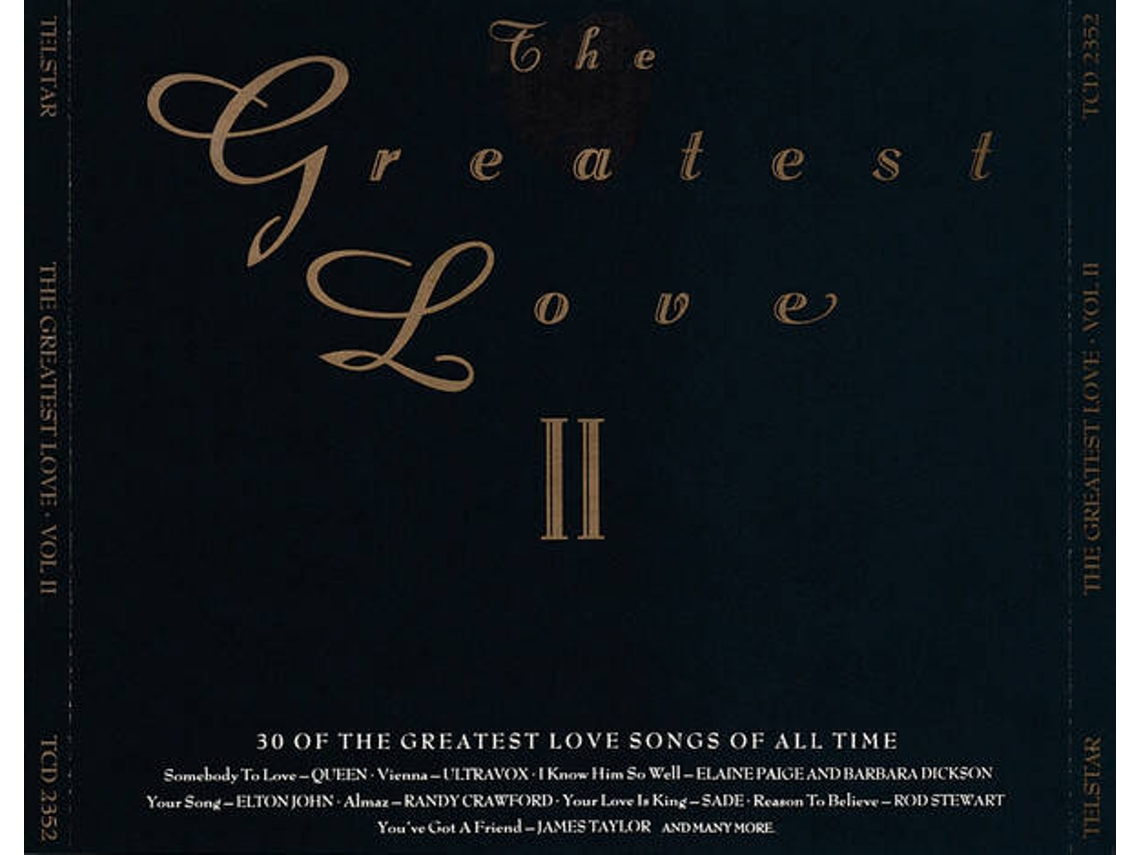 Cd The Greatest Love Ii Telstar
