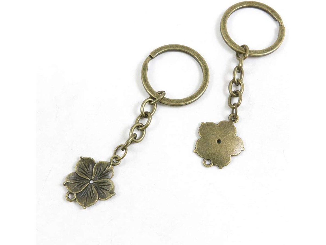 Chaveiro Com Argolas G8jh1 Flor - Para Uso Prático E Funcional