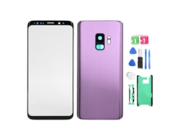 Aetheria conjunto Substituição Vidro Tela Frontal e Capa Traseira para Samsung S9 G960 Roxo