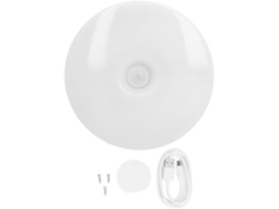 Luz Noturna Led Com Detecção De Movimento, Carregamento Usb, Lâmpada E