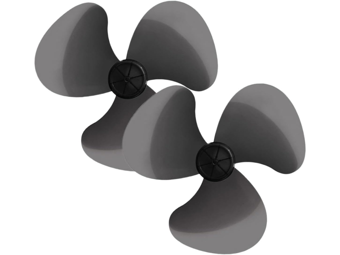 Conjunto De 2 Pás De Plástico Para Ventilador Elétrico - Acessórios De Reposição
