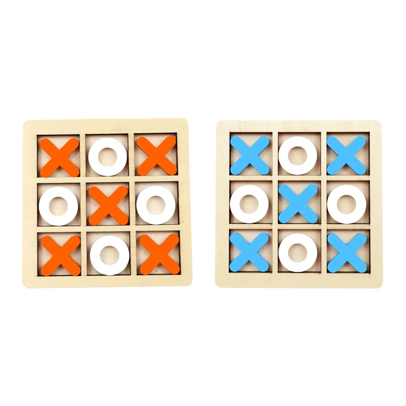 Mini Quebra-cabeça De Xadrez De Madeira Montessori Para Educação Infantil