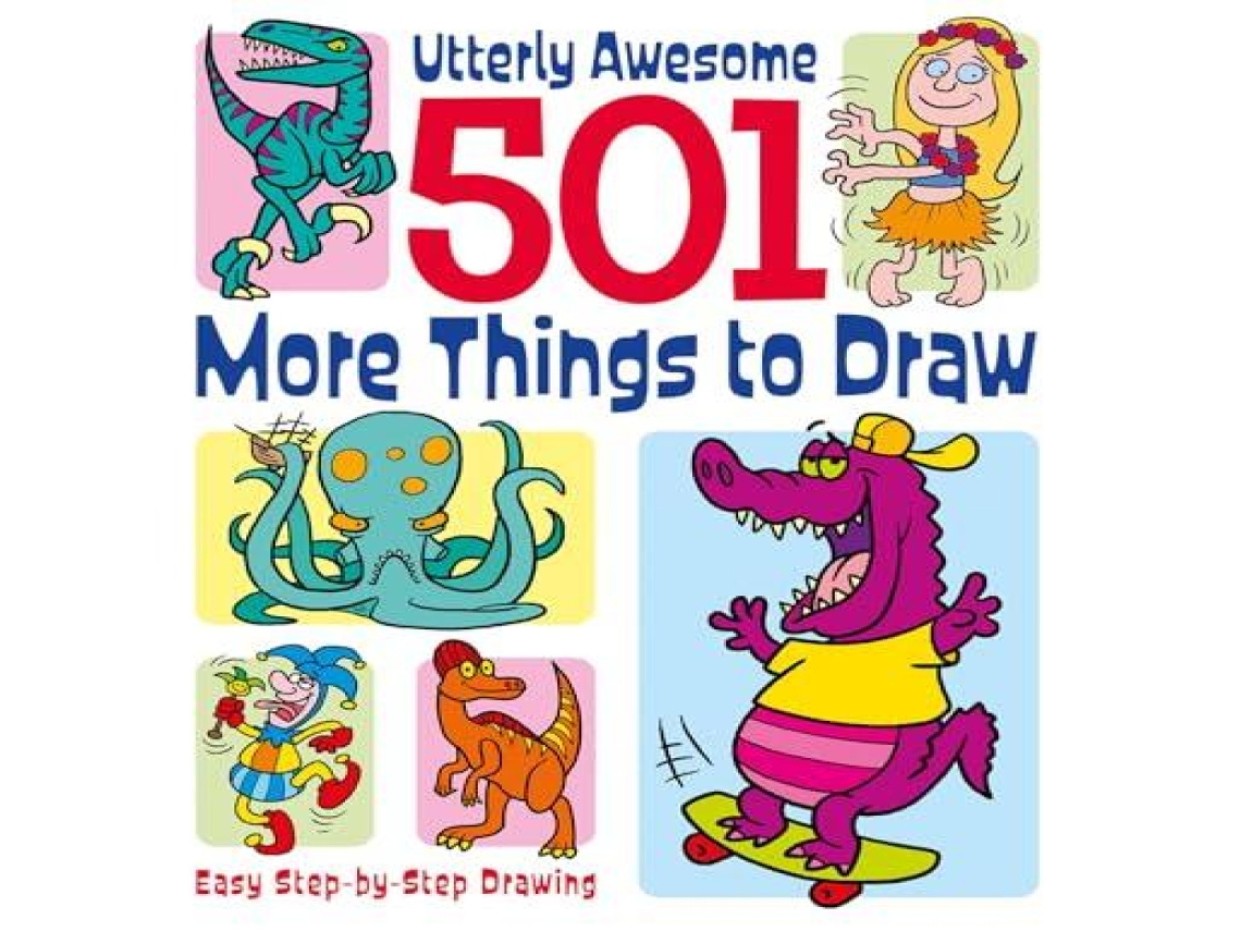 Livro 501 More Things to Draw de Nat Lambert (Inglês)