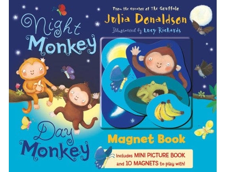 Livro Night Monkey Day Monkey de Julia Donaldson