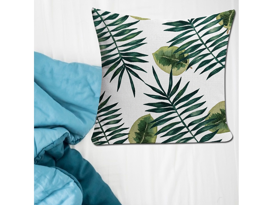 Capas De Almofada De Sofá De Decoração De Casamento Em Linho Tropical Eoocoo