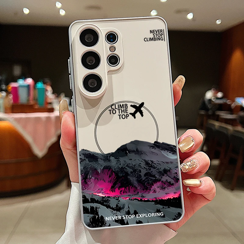 Capa Magnética Cinza Para Celular Samsung Galaxy A17