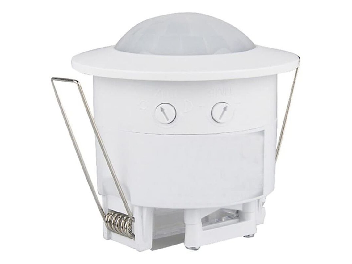 Sensor de Movimento Pir Infravermelho Embutido de 360° para Teto, 110v, 220v, com Interruptor de Luz BRILVIBERA