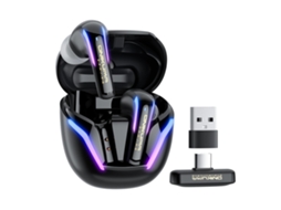 Fone de Ouvido Gamer Sem Fio com Microfone, Compatível com Conexão Bluetooth Ps5/4 MDUG (preto)