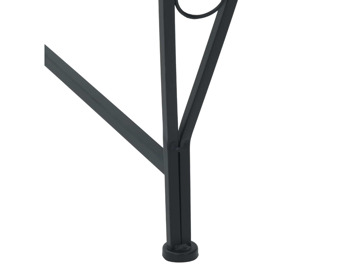 Maison Exclusive - Banco De Árvore 4-número De Lugares 160 X 80 X 89 Cm Aço Preto