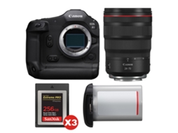 Eos R1 + Rf 24 70mm F/2.8 L Is Usm + 3 Sandisk 256gb Extreme Pro Cfexpress Type B + Canon Lp e19 + Ebook “20 Dicas para Fotos Que Impressionam” CANON