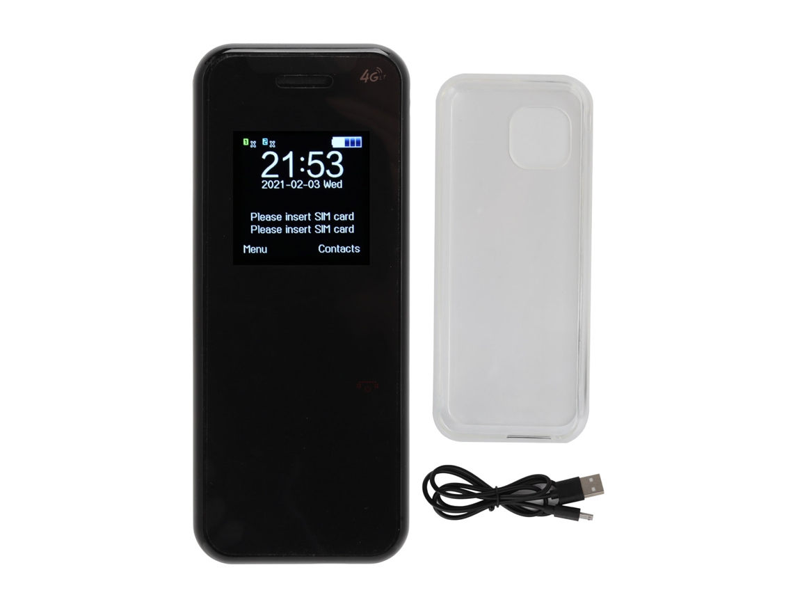 Mali telefone Móvel Portátil Mini Infantil com Cartazes Dobra Sim Dobra Standby 32mb+32mb Gato Branco