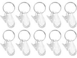 Conjunto De 10 Pesos Metálicos Em Formato De Gota Para Cortinas E Toalhas De Mesa, Acessórios Decorativos Para Janelas E Chuveiros