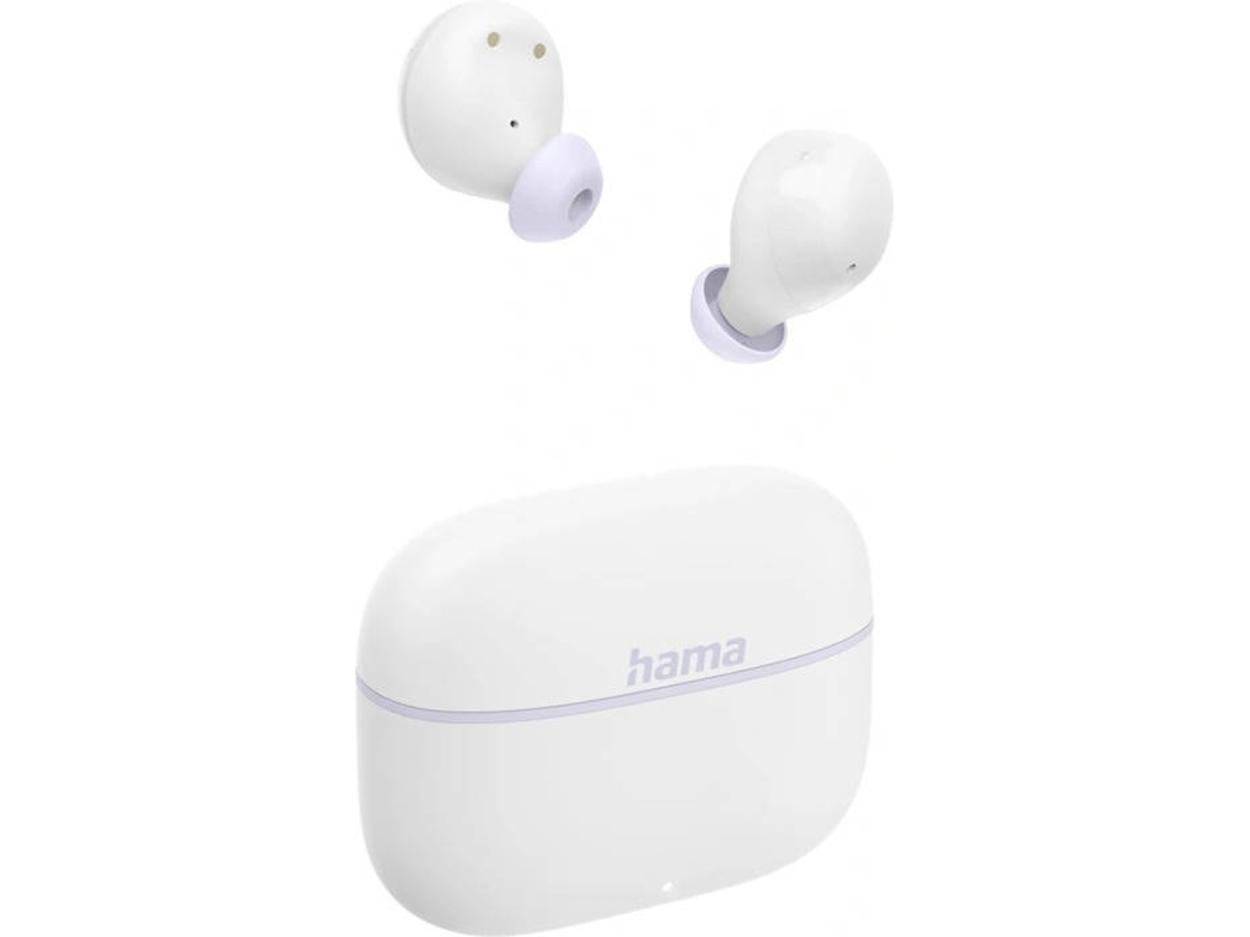 Auriculares Bluetooth True Wireless Stereo HAMA Freedom Buddy II (In Ear - Microfone - Branco)