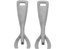 Pinça Multifuncional Para Bife Gatuida Em Ferro Fundido, Resistente Ao Calor, Conjunto De 2, Utensílio Anti Escaldante